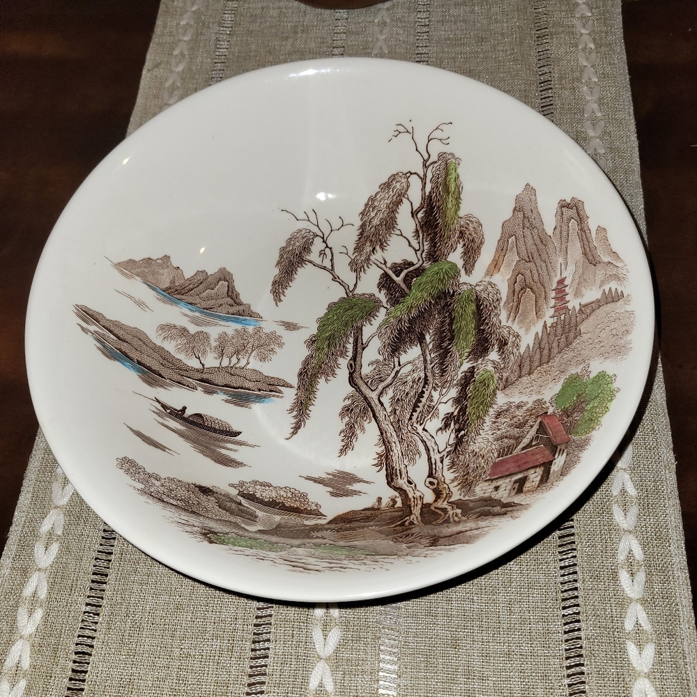 Vintage Large Nasco Sayonara Salad Bowl Serving Bowl 11"